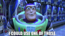 Toy Story Buzz Lightyear GIF - Toy Story Buzz Lightyear I Could Use One Of Those GIFs