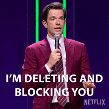 I'M Deleting And Blocking You John Mulaney GIF - I'M Deleting And Blocking You John Mulaney John Mulaney Baby J GIFs