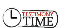 Downsign Testimony Time Sticker - Downsign Testimony Time Church Stickers