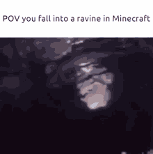 Minecraft Memes Minecraft Ravine GIF - Minecraft Memes Minecraft Ravine Falling Down GIFs