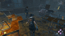 a screenshot of a video game shows a girl wearing a t-shirt that says " i am a witch "