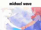 Suletta Miorine Michael Wave GIF - Suletta Miorine Michael Wave GIFs