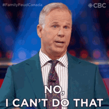 No I Cant Do That Gerry Dee GIF - No I Cant Do That Gerry Dee Family Feud Canada GIFs