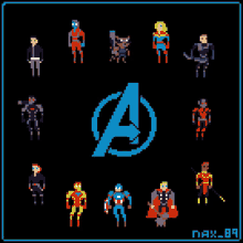 Avengers Endgame GIF - Avengers Endgame Pixelart GIFs