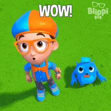 Wow Blippi GIF - Wow Blippi Blippi Wonders Educational Cartoons For Kids GIFs