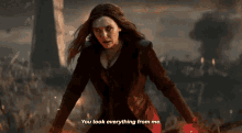 scarlet witch you took everything from me angry