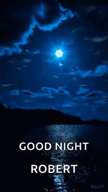 Night Time Night Sky Moon GIF