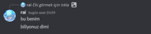 a screenshot of a discord conversation between two people