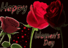 March8th Happy Womens Day GIF - March8th Happy Womens Day Red Roses GIFs