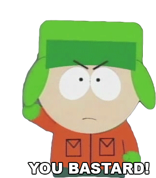You Bastard Kyle Broflovski Sticker - You Bastard Kyle Broflovski South Park Stickers