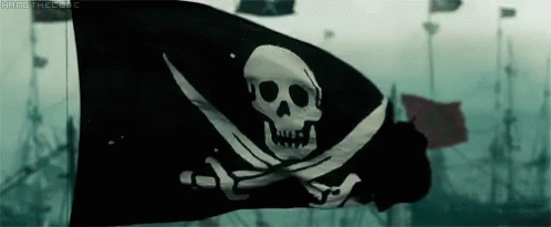 Pirate Flag on GIFs, Jolly Roger - 25 Best Animated Images for