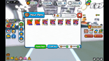 a screenshot of a game called egg where players can claim gifts