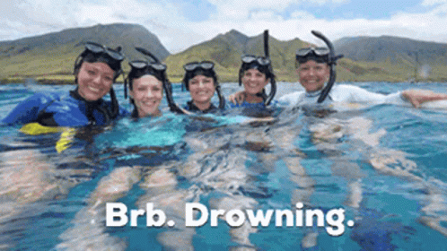 Brb Dying GIF – Brb Dying Drowning – discover and share GIFs