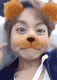 jhope cute bts snap chat filter