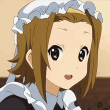 kon ritsu tainaka wink anime girl