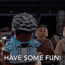 Have Some Fun Finn GIF - Have Some Fun Finn Lego Star Wars Summer Vacation GIFs
