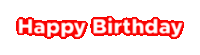 Happy Birthday Sticker