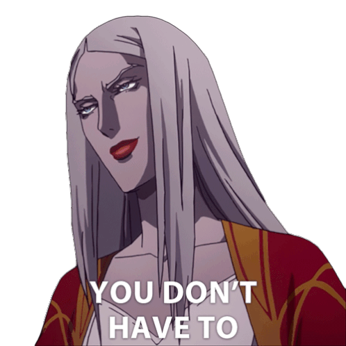 You Dont Have To Carmilla Sticker - You Dont Have To Carmilla Castlevania Stickers