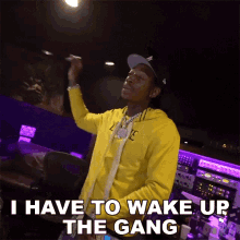 I Have To Wake Up The Gang Wiz Khalifa GIF - I Have To Wake Up The Gang Wiz Khalifa I Need To Wake Up The Crew GIFs