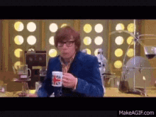 Mike Myers Austin Powers GIF - Mike Myers Austin Powers Whoop GIFs