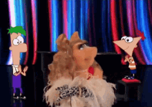 Miss Piggy Phineas And Ferb GIF - Miss Piggy Phineas And Ferb Disney Channel GIFs