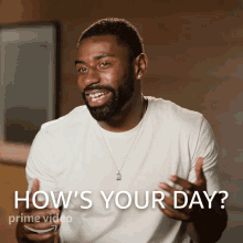 Hows Your Day Nigel GIF - Hows Your Day Nigel The One That Got Away GIFs