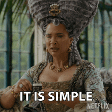 It Is Simple Queen Charlotte GIF - It Is Simple Queen Charlotte Queen Charlotte A Bridgerton Story GIFs