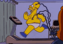 Homer Homero GIF - Homer Homero Corriendo GIFs