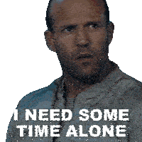I Need Some Time Alone Lee Christmas Sticker - I Need Some Time Alone Lee Christmas Jason Statham Stickers