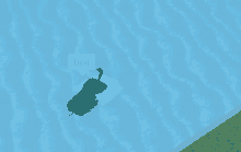 a computer generated image of a swan in the water with the word brat above it