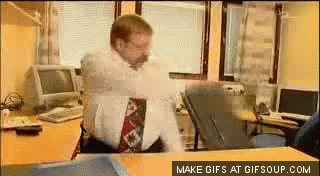 Angry Office GIF - Angry Office Cubicle - Discover & Share GIFs