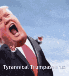 Trump Dump Trump GIF - Trump Dump Trump Trumpasaurus GIFs