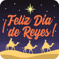 Feliz Dia De Reyes Happy Three Kings Day Sticker - Feliz Dia De Reyes Happy Three Kings Day Epiphany Stickers