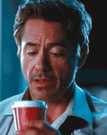 Robert Downey Jr Coffee GIF - Robert Downey Jr Coffee GIFs