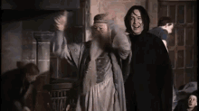 Dumbledor'S Dance GIF - Harry Potter Dumbledor Snape GIFs
