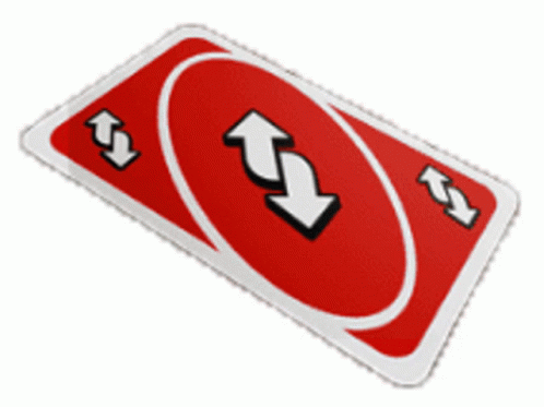 Habubu eksil Anvendelig Red Reverse Card Uno Sticker - Red Reverse Card Uno Mattel163Games -  Discover & Share GIFs