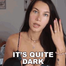 Its Quite Dark Sabrina Vaz GIF - Its Quite Dark Sabrina Vaz Its Dark GIFs