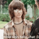 Carl Grimes Hello Chat GIF - Carl Grimes Hello Chat Connor Says Hello Chat GIFs