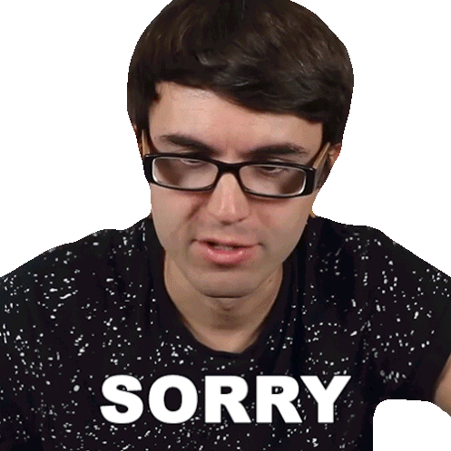 Sorry Steve Terreberry Sticker - Sorry Steve Terreberry My Apologies Stickers