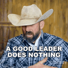 A Good Leader Does Nothing Diamond Jim GIF - A Good Leader Does Nothing Diamond Jim Ultimate Cowboy Showdown GIFs