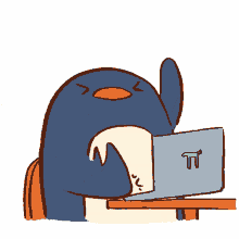 work penguin