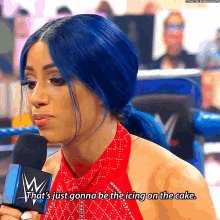 Sasha Banks Thats Just Gonna Be The Icing On The Cake GIF - Sasha Banks Thats Just Gonna Be The Icing On The Cake Wwe GIFs