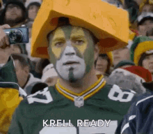 Cheese Head Go Packers GIF - Cheese Head Go Packers Krell Ready GIFs