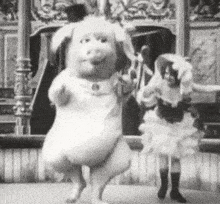 Dancing Pig Retro GIF - Dancing Pig Retro Vintage GIFs