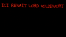 a neon sign that says " i renait rd voldemort "