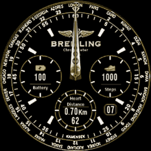 Breitling Watch Face GIF - Breitling Watch Face Moving Clockwise GIFs