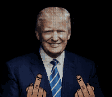 Trump Hands GIF - Trump Hands Trumpneonfinger GIFs