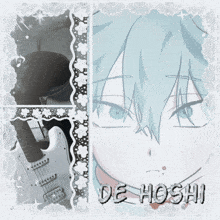 a picture of a boy with the name de hoshi