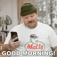 Good Morning Matty Matheson GIF - Good Morning Matty Matheson Fever Dream Duck Confit Crepes GIFs