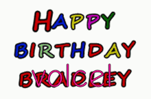 Happy Birthday Bradley Birthday GIF - Happy Birthday Bradley Birthday Happy Birthday GIFs